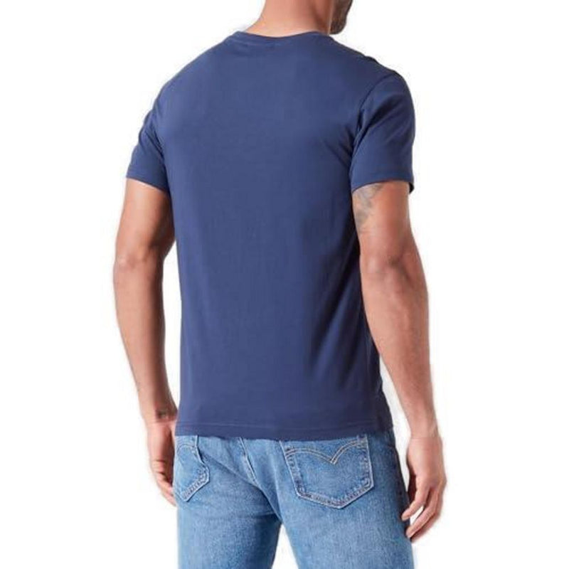 Blue Cotton T-Shirt Emporio Armani Underwear