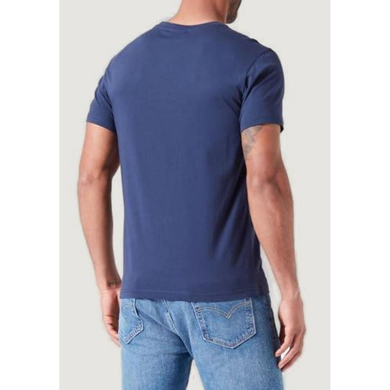 Blue Cotton T-Shirt Emporio Armani Underwear