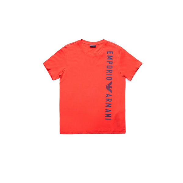 Red Cotton T-Shirt Emporio Armani Underwear