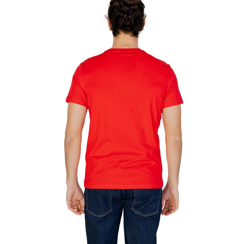 Red Cotton T-Shirt Emporio Armani Underwear