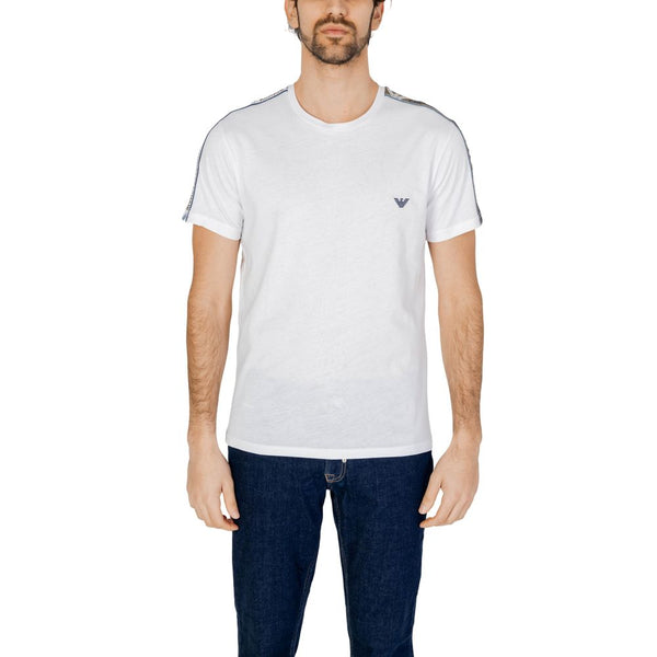 White Cotton T-Shirt Emporio Armani Underwear