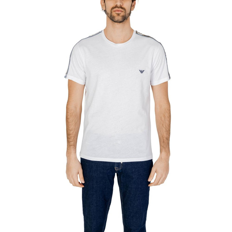 White Cotton T-Shirt Emporio Armani Underwear