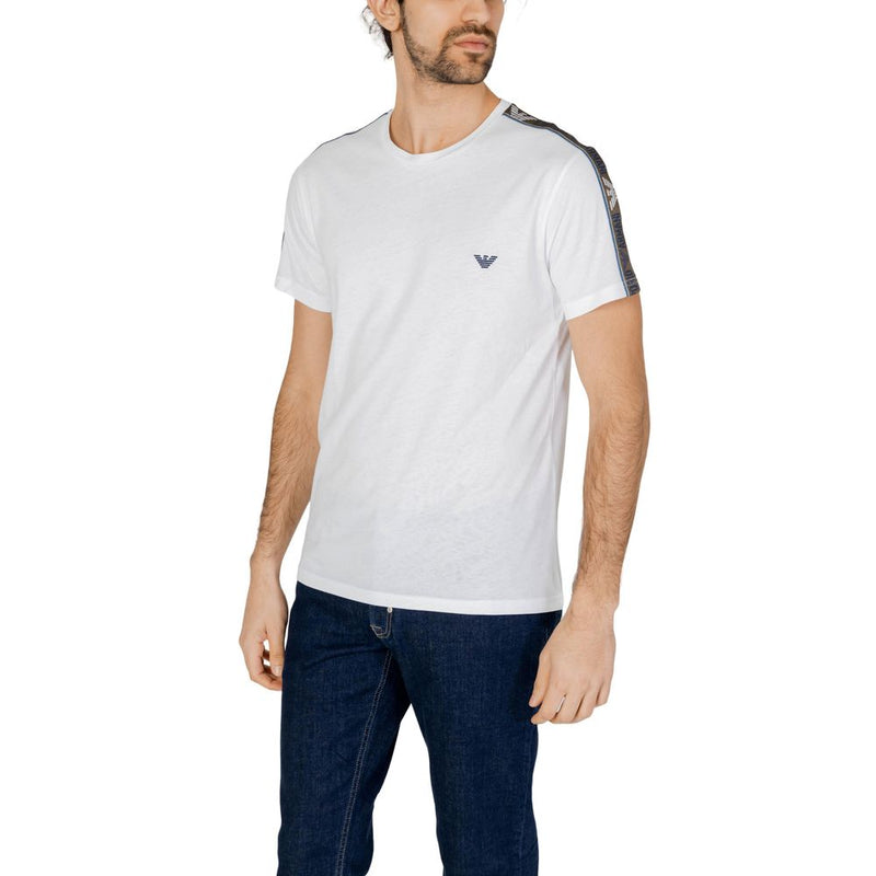 White Cotton T-Shirt Emporio Armani Underwear