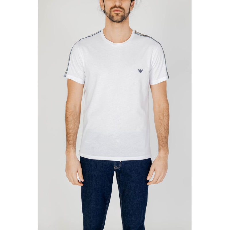 White Cotton T-Shirt Emporio Armani Underwear