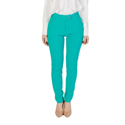 Green Polyester Jeans & Pant Rinascimento