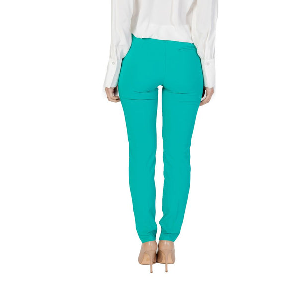 Green Polyester Jeans & Pant Rinascimento