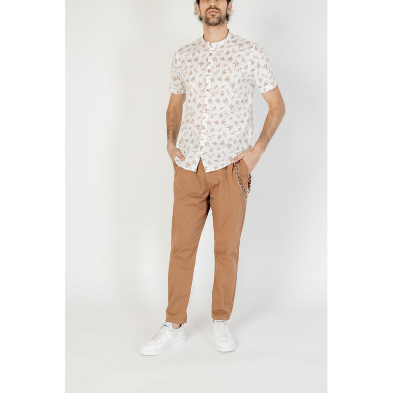 Gray Cotton Shirt Hamaki-Ho