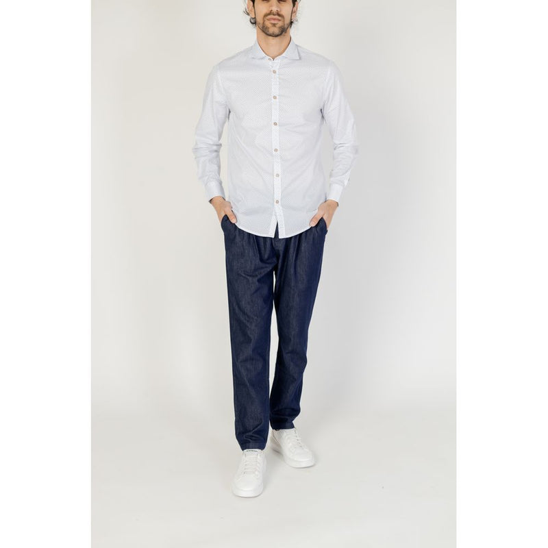 White Cotton Shirt Hamaki-Ho