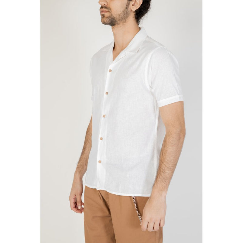 White Linen Shirt Hamaki-Ho