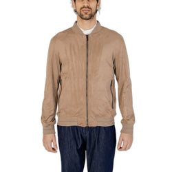 Gray Polyester Jacket Hamaki-Ho