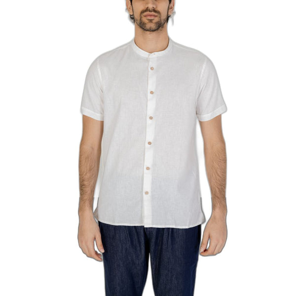 White Linen Shirt Hamaki-Ho