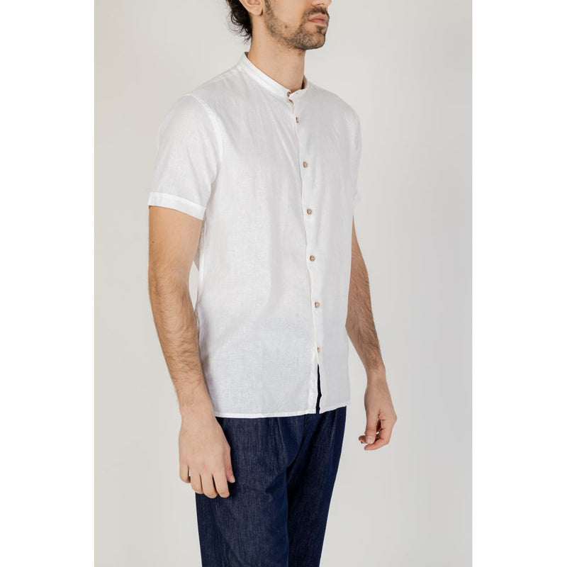 White Linen Shirt Hamaki-Ho