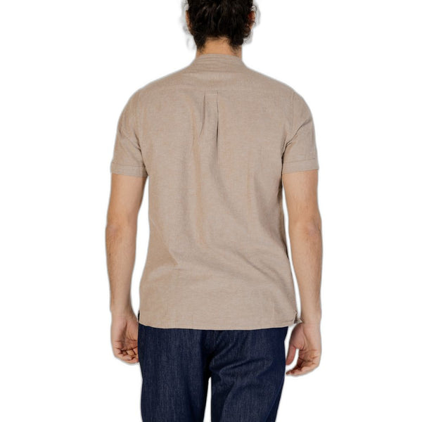 Beige Linen Shirt Hamaki-Ho