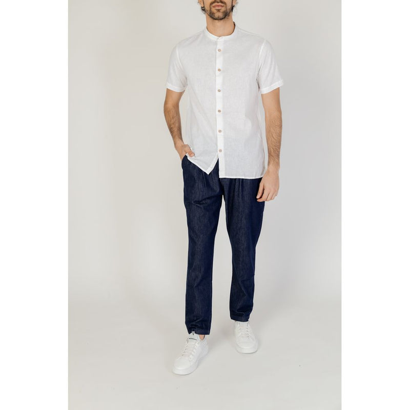 White Linen Shirt Hamaki-Ho