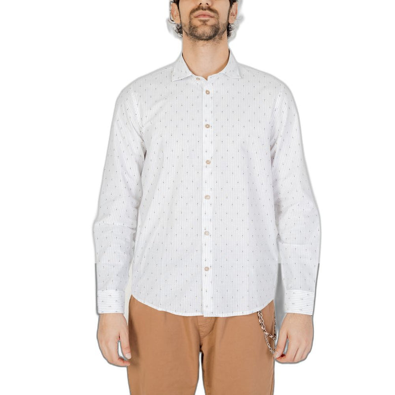 White Cotton Shirt Hamaki-Ho