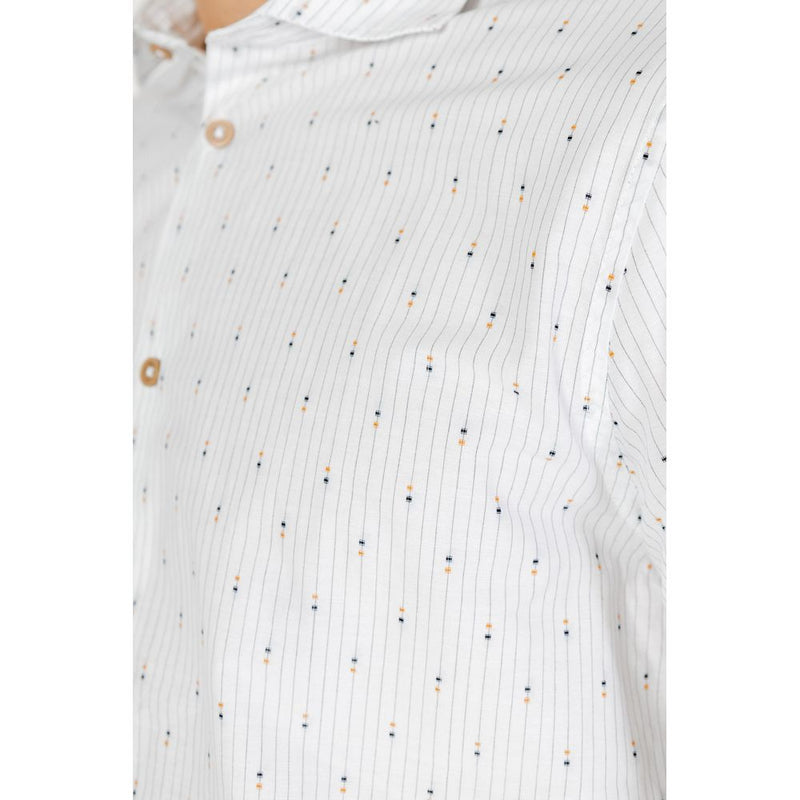 White Cotton Shirt Hamaki-Ho