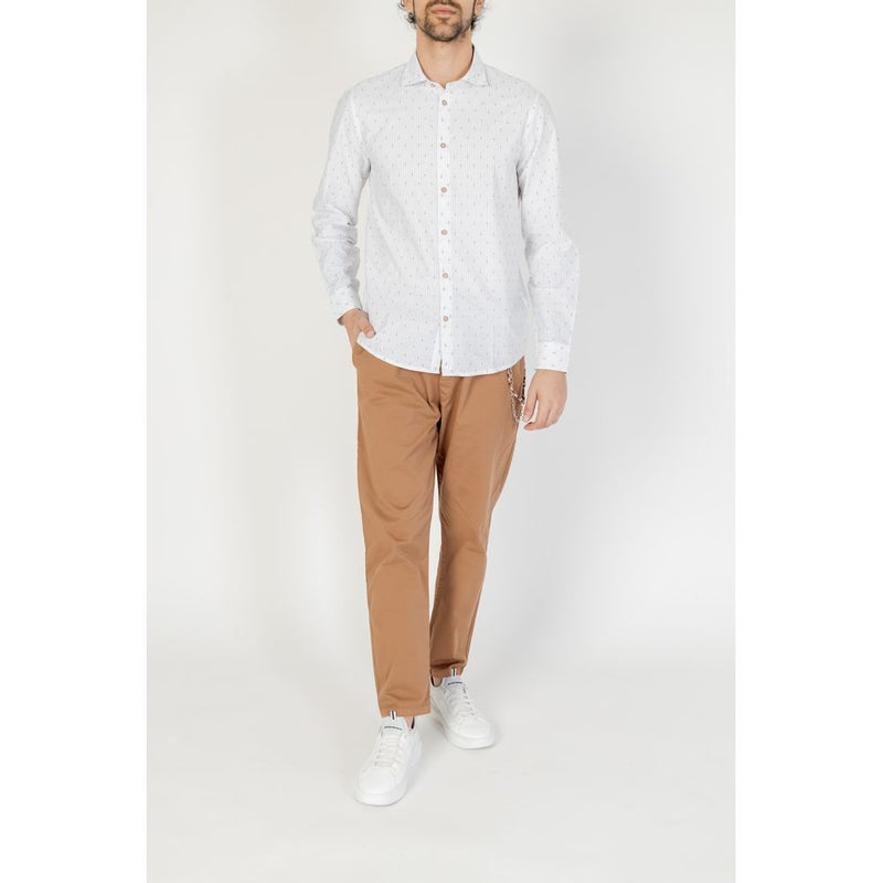 White Cotton Shirt Hamaki-Ho