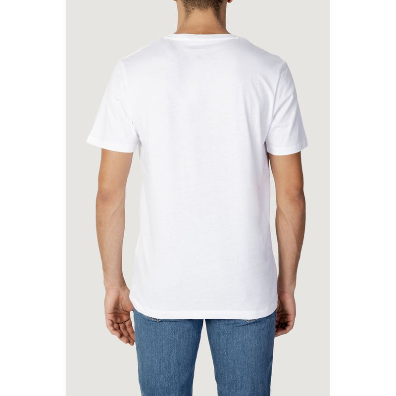 White Cotton T-Shirt Jack Jones