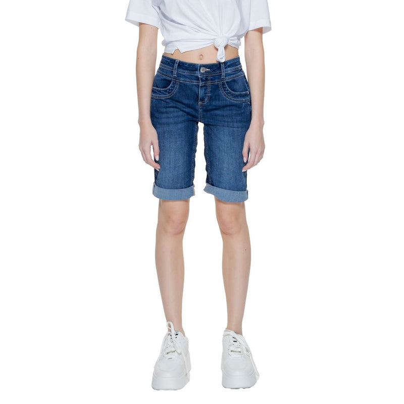 Blue Cotton Short Street One