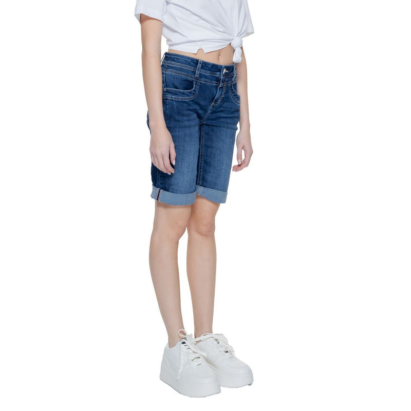 Blue Cotton Short Street One