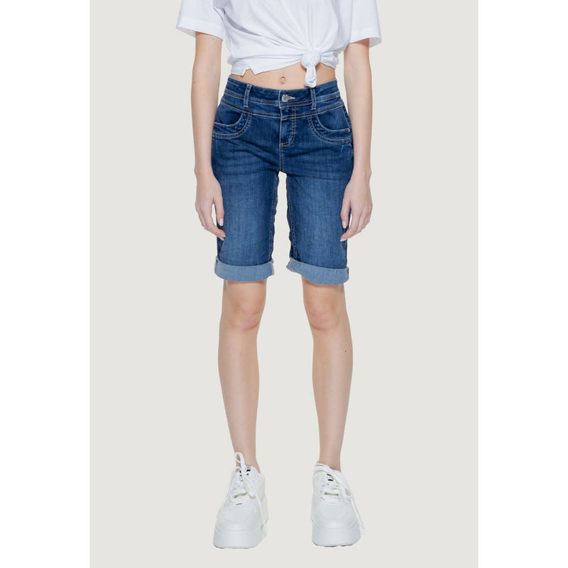 Blue Cotton Short Street One