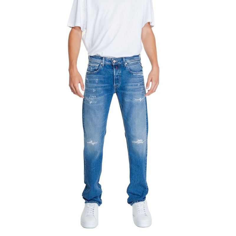 Blue Cotton Jeans & Pant Replay