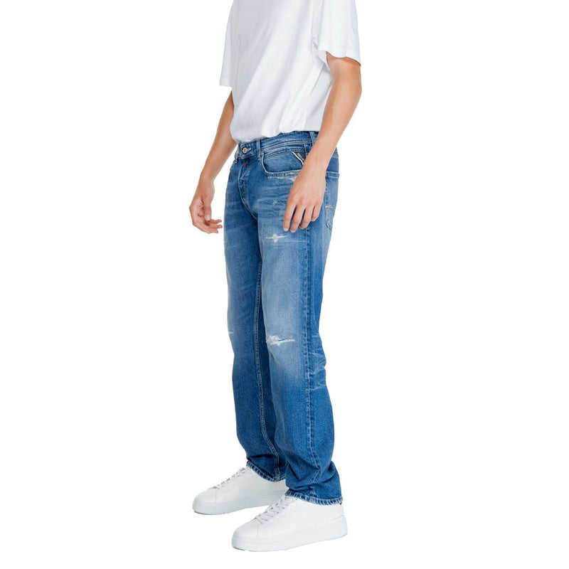 Blue Cotton Jeans & Pant Replay