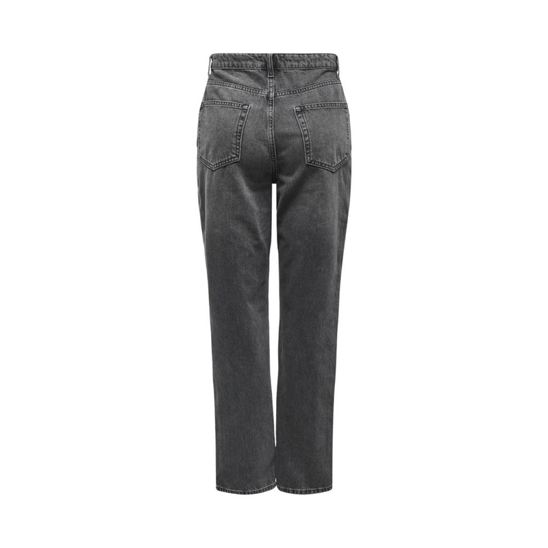 Gray Cotton Jeans & Pant Only