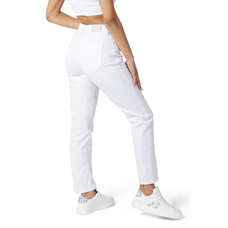 White Cotton Jeans & Pant Only