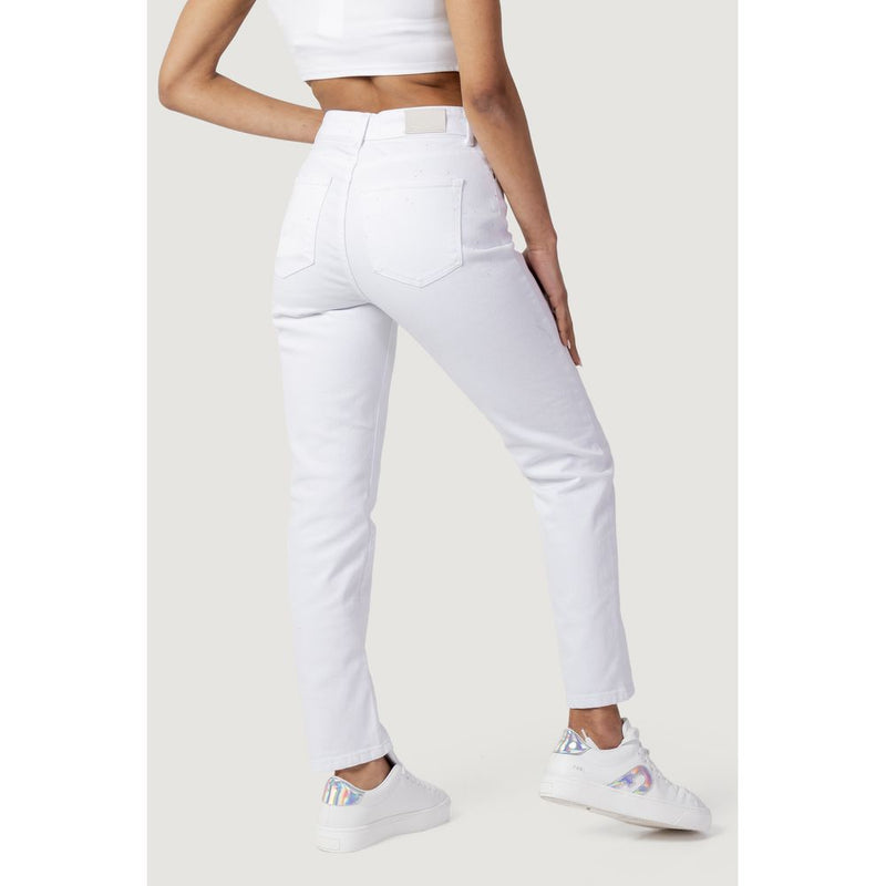 White Cotton Jeans & Pant Only