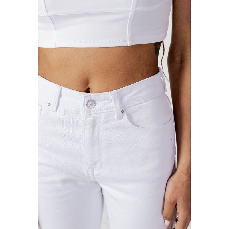 White Cotton Jeans & Pant Only