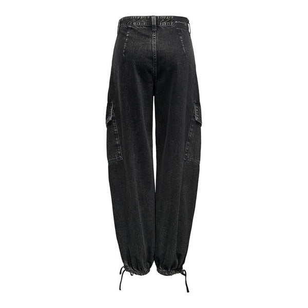 Black Cotton Jeans & Pant Only