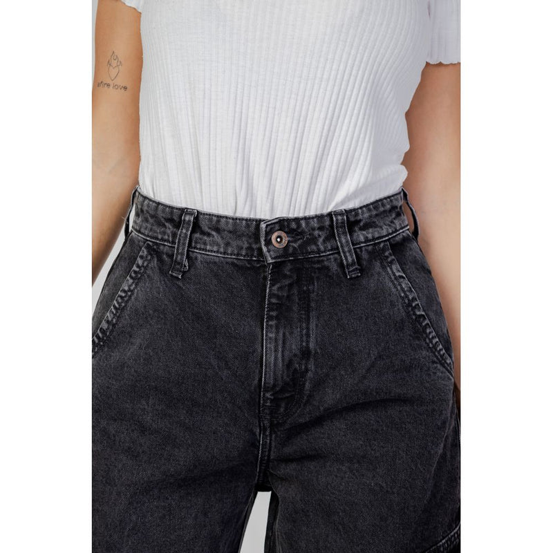Black Cotton Jeans & Pant Only