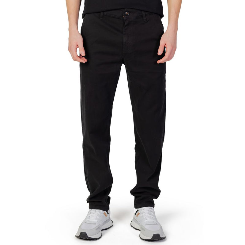 Black Cotton Jeans & Pant Hugo Boss