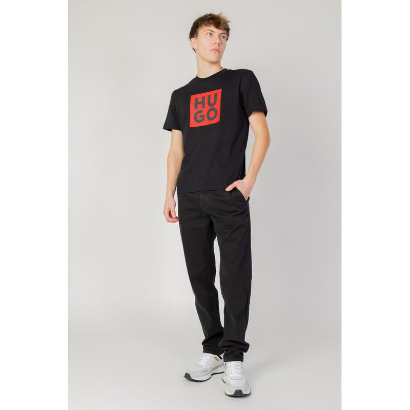 Black Cotton Jeans & Pant Hugo Boss