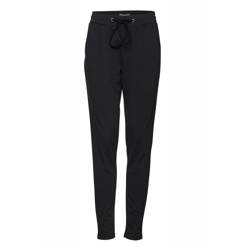 Black Polyester Jeans & Pant ICHI