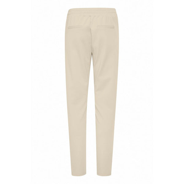 Beige Polyester Jeans & Pant ICHI