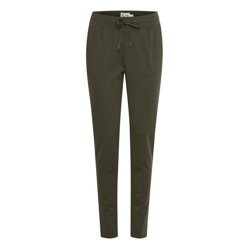 Green Polyester Jeans & Pant ICHI