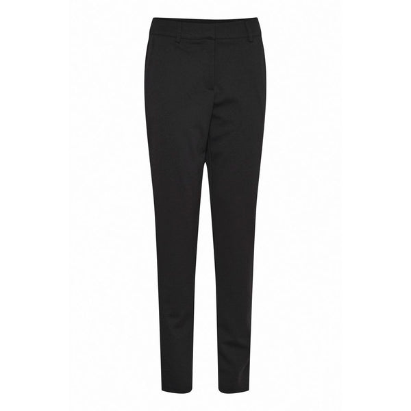 Black Recycled Polyester Jeans & Pant ICHI