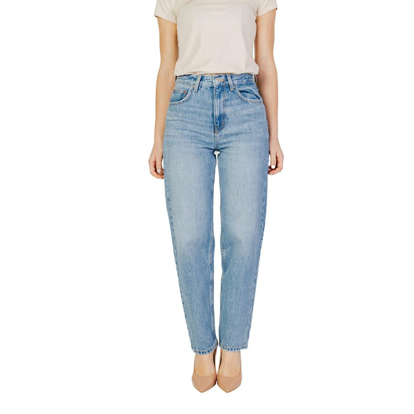 Light Blue Cotton Jeans & Pant Only