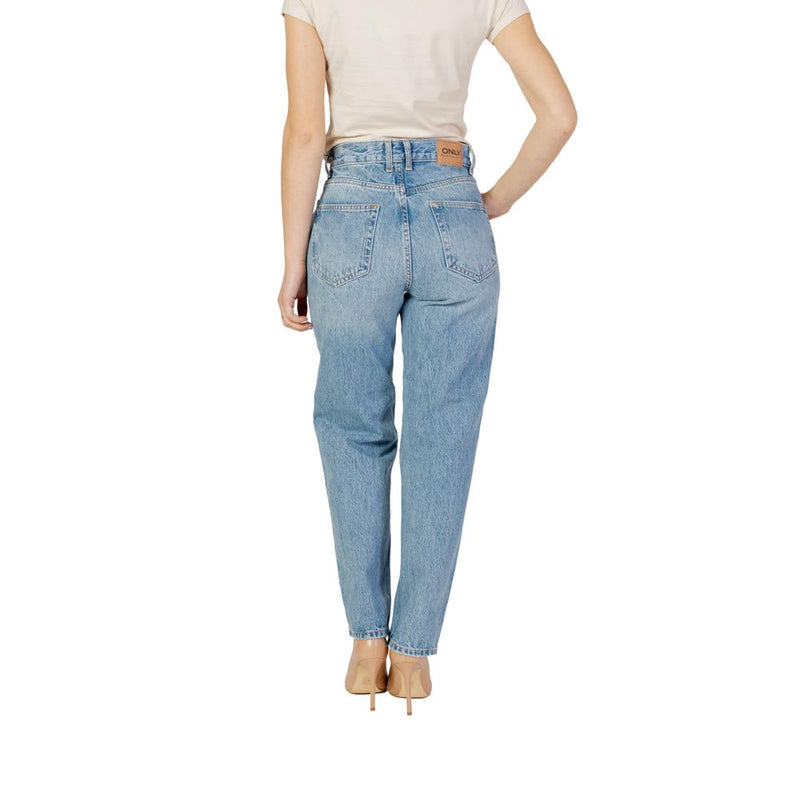 Light Blue Cotton Jeans & Pant Only