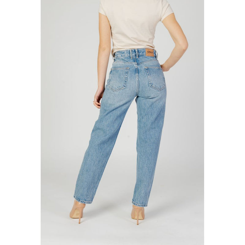 Light Blue Cotton Jeans & Pant Only