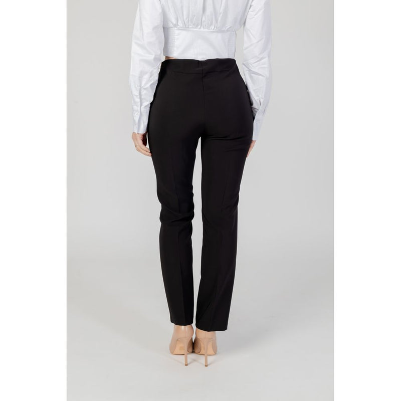 Black Polyester Jeans & Pant Sandro Ferrone