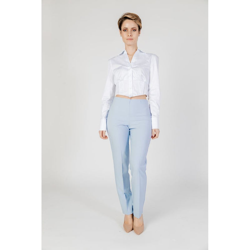 Blue Polyester Jeans & Pant Sandro Ferrone