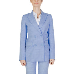 Blue Viscose Suits & Blazer Sandro Ferrone