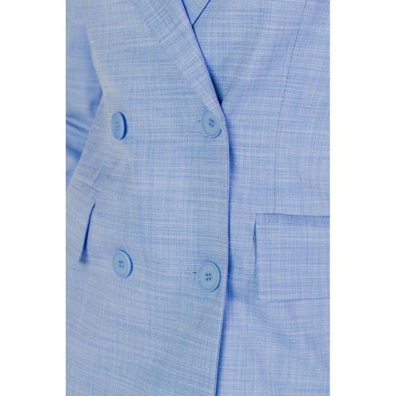 Blue Viscose Suits & Blazer Sandro Ferrone