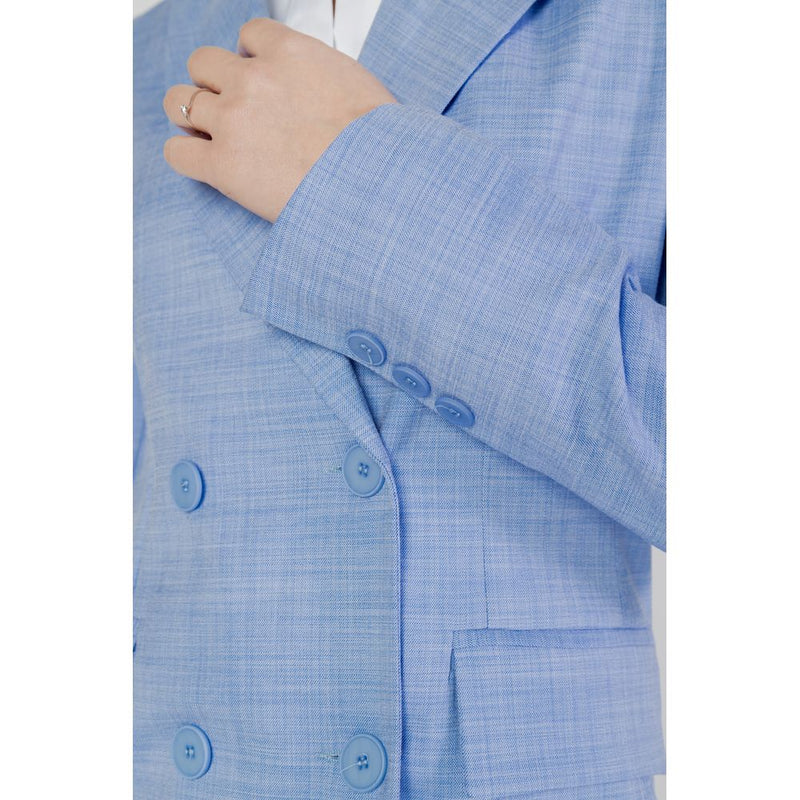 Blue Viscose Suits & Blazer Sandro Ferrone