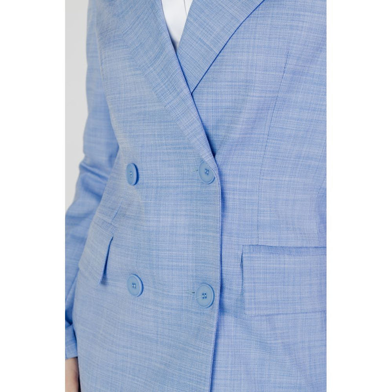 Blue Viscose Suits & Blazer Sandro Ferrone