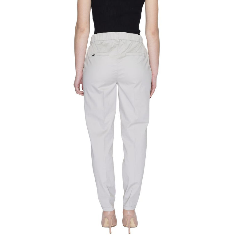 Beige Cotton Jeans & Pant Street One