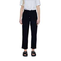 Black Viscose Jeans & Pant Street One